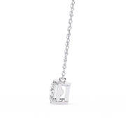 Solar Edge – Radiant Cut Diamond Bold Pendant Necklace