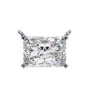 Solar Edge – Radiant Cut Diamond Bold Pendant Necklace
