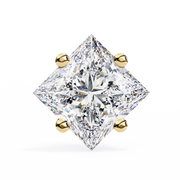 Regal Square – Princess Cut Diamond Stud Earrings