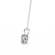 Floating Core – Round Diamond Pendant Necklace