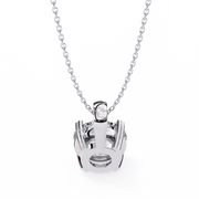 Floating Core – Round Diamond Pendant Necklace