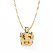 Floating Core – Round Diamond Pendant Necklace