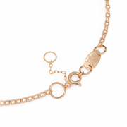 Gold Diamond Station Chain Bracelet
