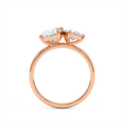 OVAL-PEAR RING