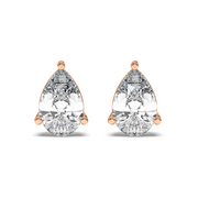 2CTW PEAR STUDS