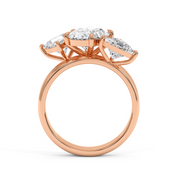 OVAL TRIANGULAR RING