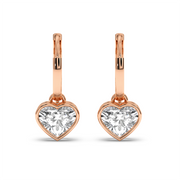1CT EACH HEART HOOPS