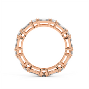 EMERALD-ROUND ETERNITY BAND