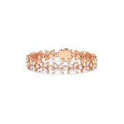 MARQUISE-ROUND FLOWER BRACELET