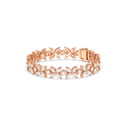 MARQUISE-ROUND FLOWER BRACELET
