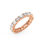 EMERALD-ROUND ETERNITY BAND
