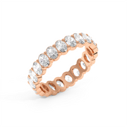 3CTW OVAL ETERNITY BAND