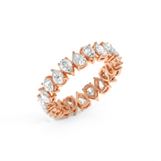 3CTW PEAR ETERNITY BAND