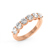 2.5CTW HALF ROUND ETERNITY BAND
