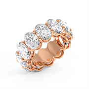 1CT EACH OVAL ETERNITY BAND