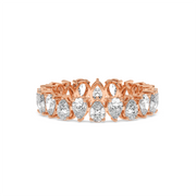 4CTW PEAR ETERNITY BAND