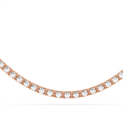 20CTW ROUND STRAIGHT LINE TENNIS NECKLACE