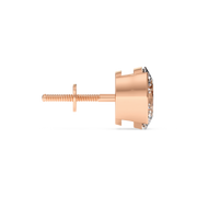 OVAL BEZEL STUDS