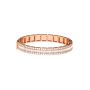 7CTW EMERALD ROUND FANCY TENNIS BRACELET