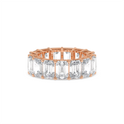 1CT EACH EMERALD ETERNITY BAND