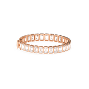 1CT EACH EMERALD BEZEL TENNIS BRACELET