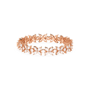MARQUISE-ROUND FLOWER BRACELET