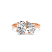 OVAL-PEAR RING
