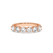 2.5CTW HALF ROUND ETERNITY BAND
