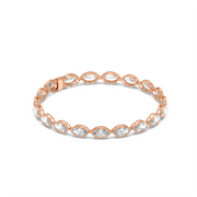 50PTS EACH MARQUISE BEZEL TENNIS BRACELET