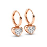 1CT EACH HEART HOOPS