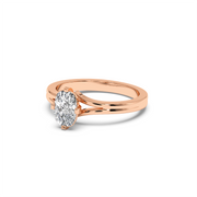 4CT OVAL ENGAGEMENT RING