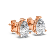 2CTW PEAR STUDS