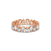 3CTW PEAR ETERNITY BAND