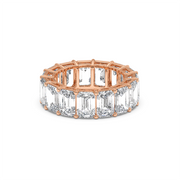 1CT EACH EMERALD ETERNITY BAND