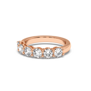 2.5CTW HALF ROUND ETERNITY BAND