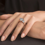 OVAL TRIANGULAR RING