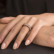 10CTW EACH ROUND ETERNITY BAND