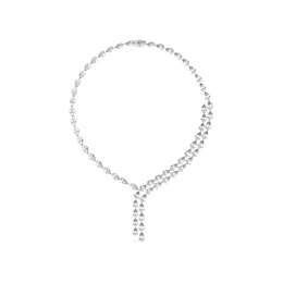 Dewdrop Labgrown Pear Diamond Necklace