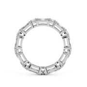 3 ctw Emerald-Round Labgrown Diamond Eternity Band