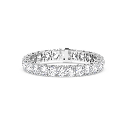 Solitaire Round Labgrown Diamond Tennis Bracelet