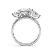 5 ctw Oval-Pear Labgrown Diamond Ring