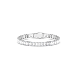 Solitaire Emerald Labgrown Diamond Tennis Bracelet