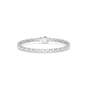 10 ctw Pear Labgrown Diamond Bezel Tennis Bracelet