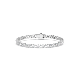 10 ctw Pear Labgrown Diamond Bezel Tennis Bracelet