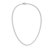 20 ctw Round Labgrown Diamond Straight Line Tennis Necklace