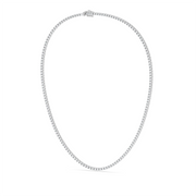 15 ctw Round Labgrown Diamond Straight Line Tennis Necklace