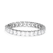 Solitaire Round Labgrown Diamond Tennis Bracelet