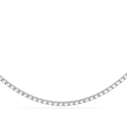 5 ctw Round Labgrown Diamond Straight Line Tennis Necklace