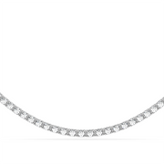 10 ctw Round Labgrown Diamond Straight Line Tennis Necklace