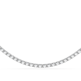 10 ctw Round Labgrown Diamond Straight Line Tennis Necklace